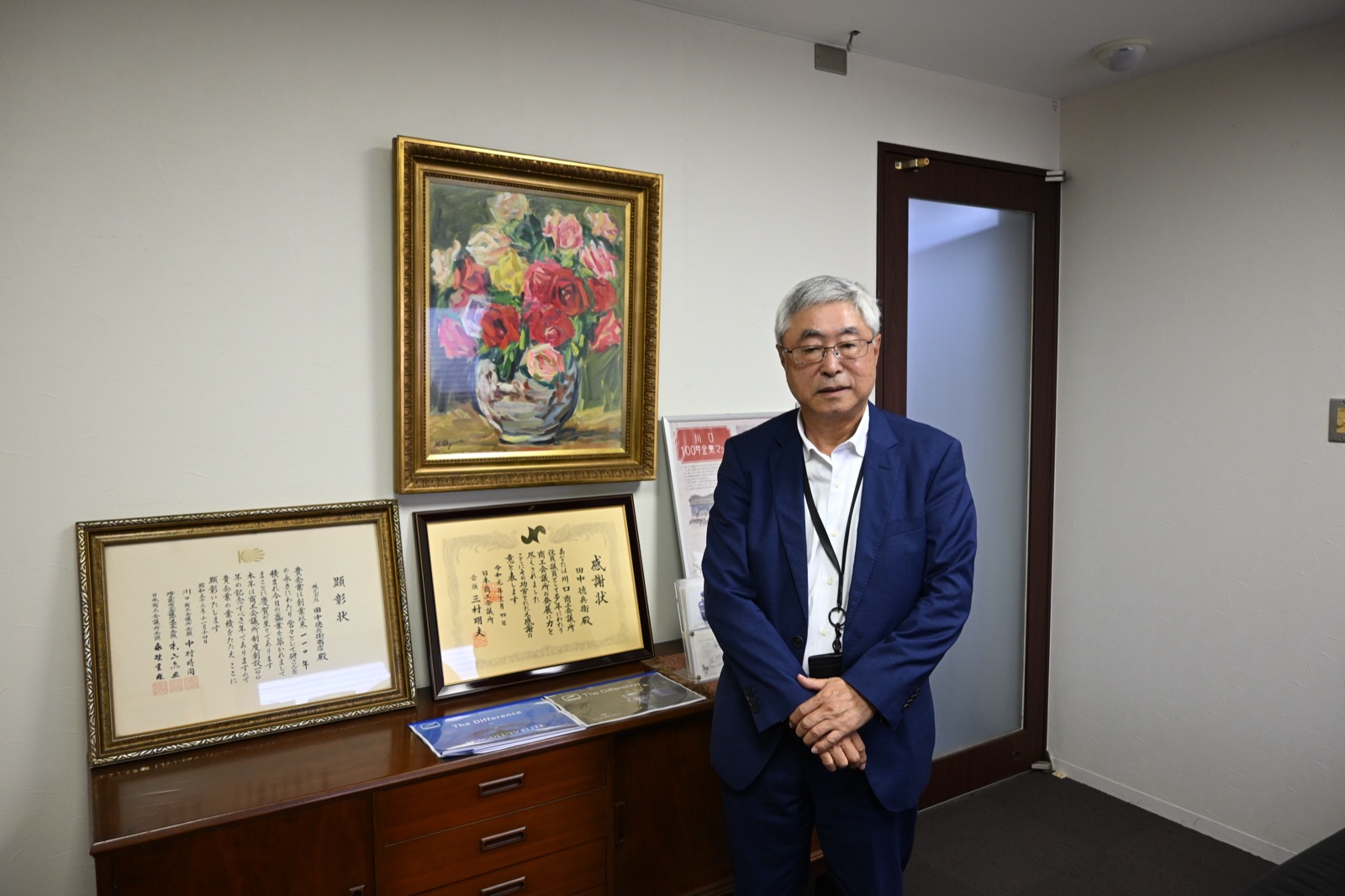 株式会社田中德兵衞商店の田中徳兵衛社長